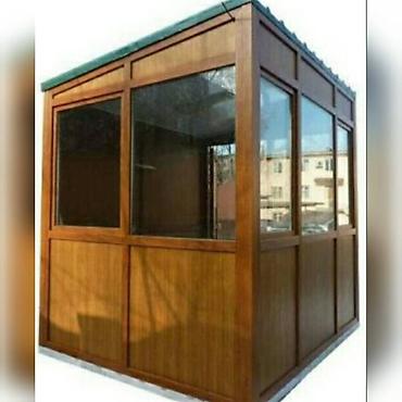 Budkalar, köşklər: Kabinlər. Plastikdən hazırlanmış kabinlər, otaqlar, arakəsmələr — 6