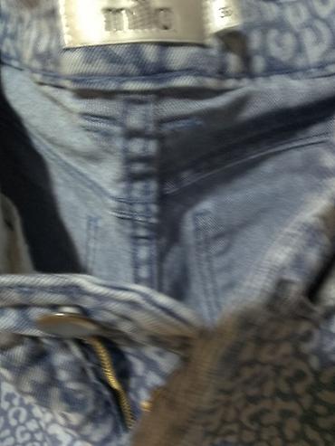 pull and bear belgrade: Zenske farmerke,velicina 36.Animal print.Korisceno,bez ostecenja.Cena — 2