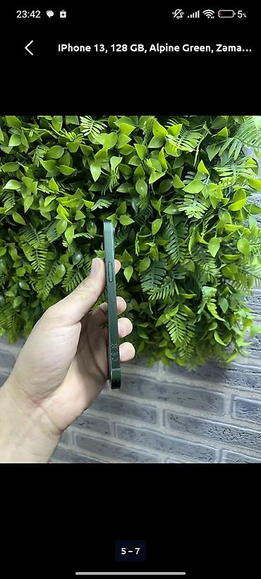кнопкалы телефонлар: IPhone 13, 128 GB, Alpine Green, Face ID — 4