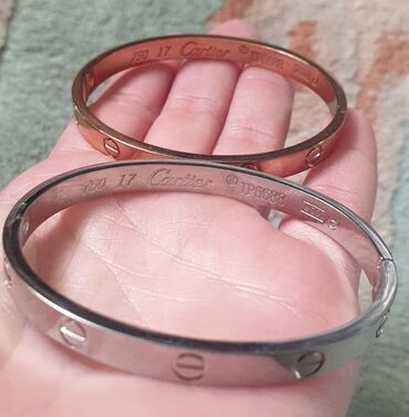 Narukvice: Čvrsta narukvica, Cartier, Materijal: Srebro — 14