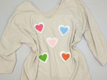 bluzki czarne plus size: Women's blouse, size 2XL (EU 44)