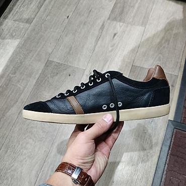 Спорттук бут кийим: Мужские кеды Lacoste - Модель: низкие кеды с шнуровкой - Цвет: черный — 2