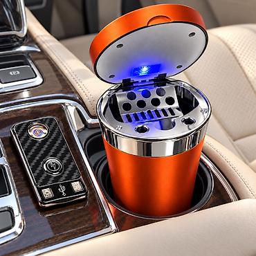 Nəqliyyat: Avtomobil üçün elektrik alışqanlı, LED işıqlı keramika külqabı — — 3