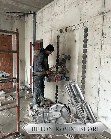 yük daşima: Beton kəsmə və deşmə xidməti - Armaturlu beton, dəmir-beton, daş və — 8