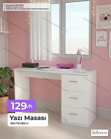 notebook masası: Düz masa, Stulsuz, Polkasız, Siyirməli, Sadə laminat — 1