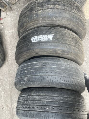 Шины: Шины 215 / 55 / R 16, Лето, Б/у, Комплект, Легковые, Япония, Bridgestone