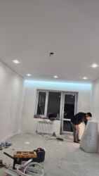 Натяжной потолок: Натяжной потолок Глянцевое, Матовое, 3D потолки Гарантия, Бесплатная консультация, Бесплатный замер — 25