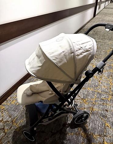 **Cybex Eezy S Twist+2 uşaq arabası – Dune Grey** Kompakt, funksional
