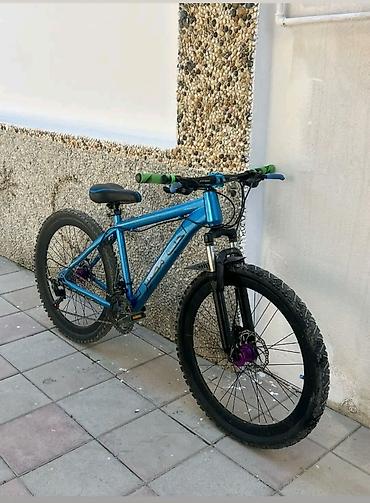 trail: Dağ velosipedi – sərt çərçivə, amortizatorlu ön çəngəl, disk əyləclər — 1