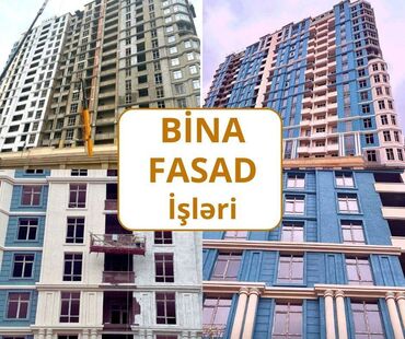 Digər tikinti xidmətləri: " Fasad Boya Construction " Evlərinizin Fasadı, Hündür Mərtəbəli — 3