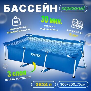 Другая бытовая химия и моющие средства: Писание Бассейн каркасный Intex 28272 изготовлен из