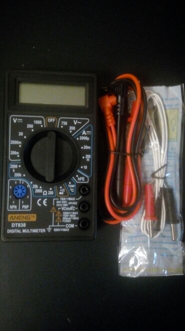 quicks elektrik mallari: Tester elektrikler üçün, terperatur ölçme xüsusiyyetide var