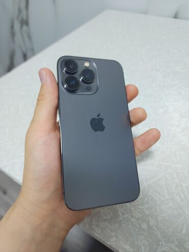 Apple iPhone: IPhone 13 Pro, Б/у, 128 ГБ, Зарядное устройство, Защитное стекло, Чехол, 79 %