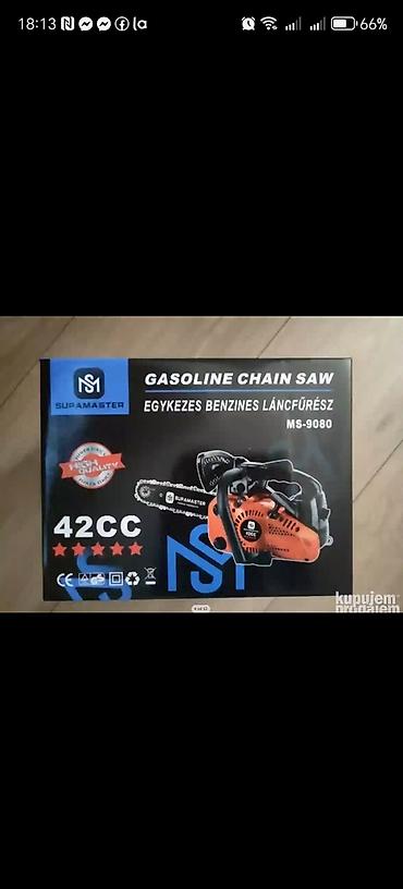 Motorne testere: Motorna testera na benzin – 42 cc - Zapremina motora: 42 cc (oznaka — 9