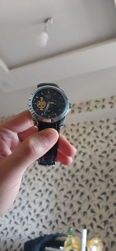 Tissot kişi qol saatı – avtomatik mexanizm, skeletləşdirilmiş dizayn