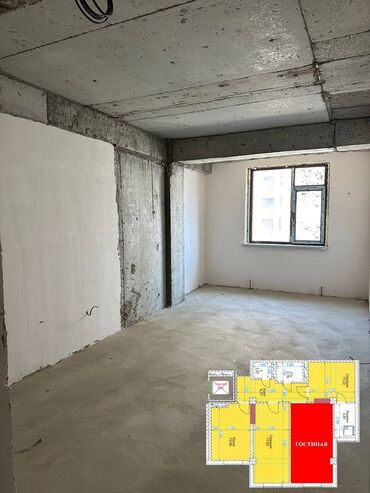 Продажа квартир: 3 комнаты, 82 м², Элитка, 8 этаж, ПСО (под самоотделку) — 5