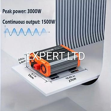 İnverterlər: Yeni Inverter, 1500-3000 Vt, 12 - 220 volt, Ünvandan götürmə, Ödənişli çatdırılma, Rayonlara çatdırılma — 20