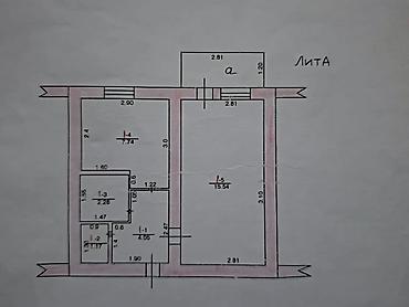 квартиры аламединский рынок: 1 комната, 33 м², Аламедин-1 мкр Индивидуалка, 5 этаж, Косметический ремонт — 8