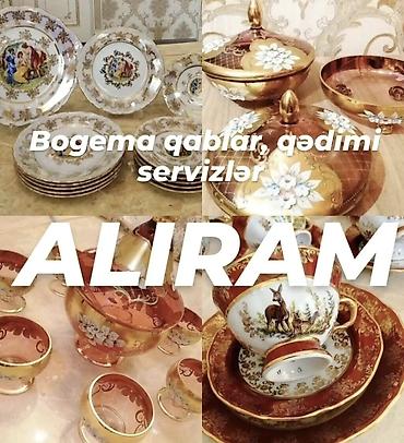 antik samovar: Bagema qablar, qədimi servizlər, qədimi fiqurlar, gümüş qablar ALIRAM — 1