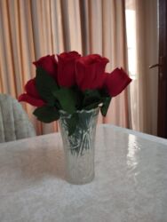 Süni güllər: Güldan və gülər güldan plasmasdandır hamısı bir yerdə 5 azn