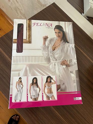sport ev geyimleri instagram: Felina Lingerie – qadın ev geyimi dəsti (art. 6050).Bordo rengdi 80 — 3