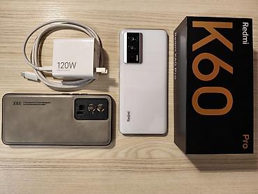 redmi k50 pro: Redmi K60 Pro, 256 GB, rəng - Ağ, Sensor, Barmaq izi, Simsiz şarj — 1