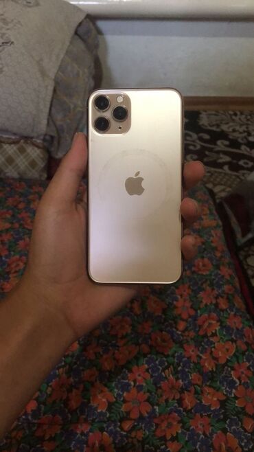 чехлы на хр: IPhone 11 Pro, Колдонулган, 256 ГБ, Алтын, Заряддоочу түзүлүш, Коргоочу айнек, Каптама, 83 %