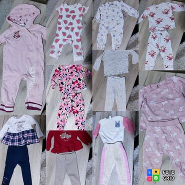 majica sa sljokicama: Bundle: Bodysuits, Sweatshirts, Dresses, For girls, age: 18 months