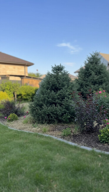 Ёлки: Ели 
Голубые ели — 1