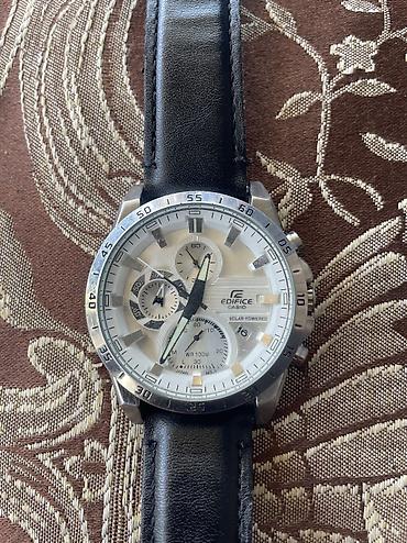мужск: Casio Edifice Solar Powered — мужские аналоговые часы с солнечным — 2