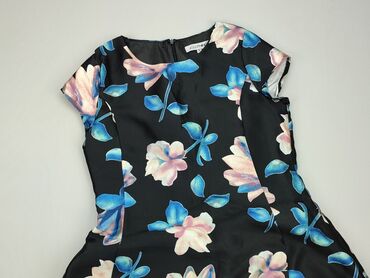 sukienka midi kwiatki: Sukienka, Rozkloszowana, XL (EU 42), stan - Bardzo dobry