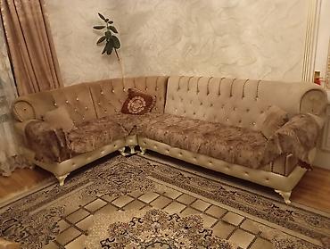 Künc divan – klassik üslub - Forma: L‑şəkilli, sağ künclü kompozisiya lalafo.az -da Künc divan – klassik üslub - Forma: L‑şəkilli, sağ künclü kompozisiya