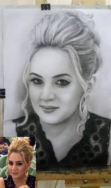 Sifarişlə əl işləri: Rəsm əsərlərinin sifarişi Portretlər Azərbaycan Respublikası Rəssamlar — 5