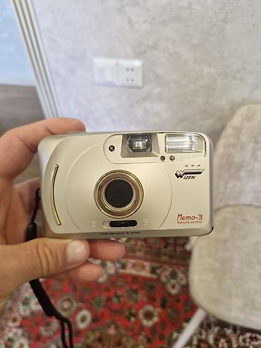 Фото и видеокамеры: Wizen Memo-3 35mm plyonka fotoaparatı - Kompakt korpus, qızılı ön — 1