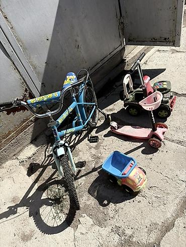 Балдар самокаттары: Набор детского транспорта и игрушек: - Детский велосипед Babybal — 2