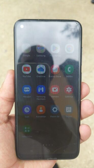 telefon batareyalari qiymeti: Samsung Galaxy A11, 32 GB, rəng - Qara, Barmaq izi