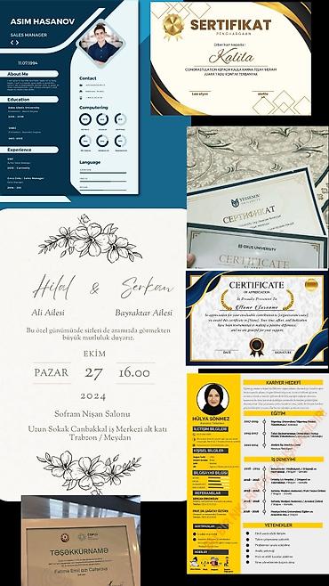 Digər xidmətlər: Professional Dizayn Xidmətləri Təqdim olunan xidmətlər: - Diplom — 2