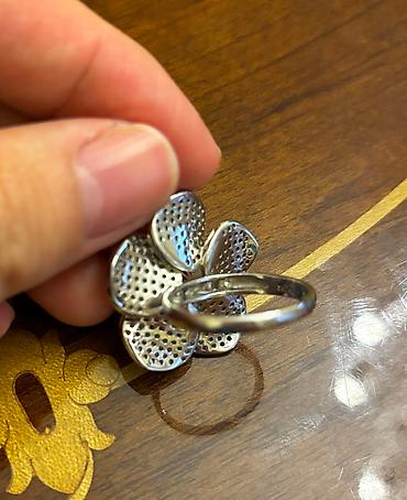 серебро россия: Кольцо, Коктейльное, Проба 925, Женские, Новый — 4