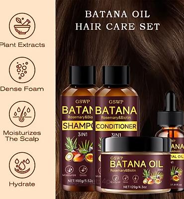 baletanke devojcice: GSWP Batana Hair Care Set – komplet za negu kose sa ruzmarinom i — 2