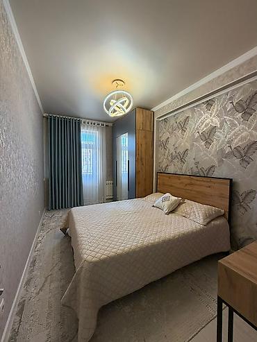 2 комнаты, 59 м², Тунгуч мкр 7 этаж, Евроремонт