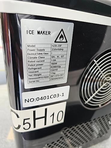 Buz aparatları: Günlük 25 kq, Zəmanətlə, Yeni — 10