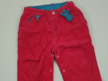 czerwone body dziecięce: Niemowlęce spodnie materiałowe, 6-9 m, 68-74 cm, stan - Dobry