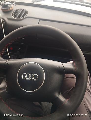 07 stop ledi: Audi sükan çarxı – orijinal dizaynlı, hava yastığı (AIRBAG) modullu - — 1