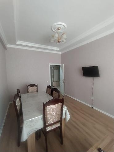 razinde kiraye: 1 otaqlı mənzil – tam mebel və texnika ilə Plan və otaqlar: - Geniş — 9
