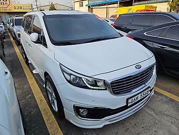 карнивал бампер: Накладка на бампер Kia, Б/у, Оригинал — 3
