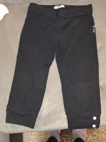 ženske kratke pantalone: M (EU 38), Cotton, color - Black, Single-colored