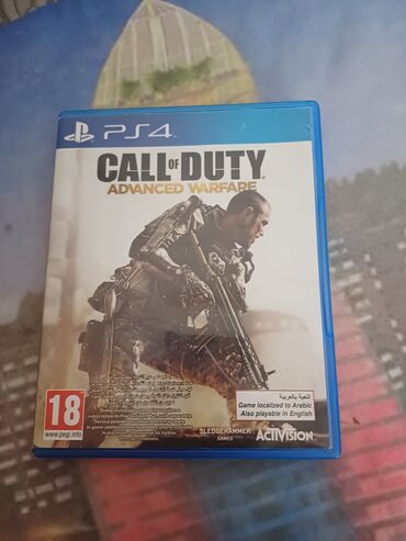işlənmiş hard disk: Ps4 üçün call of duty advanced warfare oyun cüzi cızıq var çox azdır