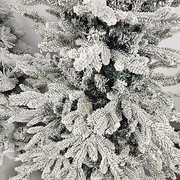 led kamini: Bela novogodišnja jelka od PE i PVC materijala – snežna dekoracija za — 3
