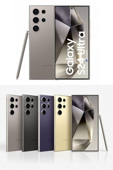 samsung телефон новый: Samsung Galaxy S24 Ultra, Новый, 256 ГБ, цвет - Фиолетовый, В рассрочку, eSIM