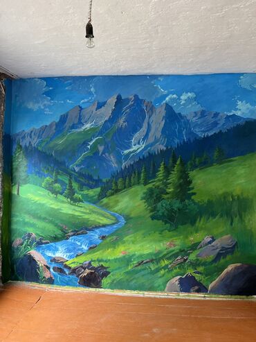 дрель ручная: 🌄 Настенная роспись / Фреска на заказ Профессиональная художественная